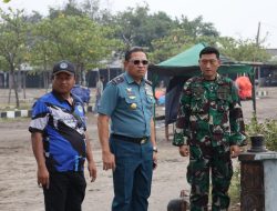Danlantamal III Didampingi Wadan Melaksanakan Inspeksi Mendadak Ke Pos TNI AL Tanjung Pasir Dan Mengunjungi Rumah Pintar