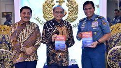 Kepala Staf Angkatan Laut  Laksamana TNI Dr. Muhammad Ali,SE,,M,,M,M,Tr,Opsla,Menerima Kunjungan Prof. Dr. Ir. Indroyono Soesilo, M.Sc., Dan Prof. Dr. Marsetio Di Mabesal