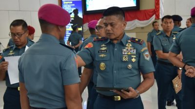 Wakil Komandan Korps Marinir menghadiri Sidang Komisi Penentuan Akhir dalam rangka Pendidikan Reguler Sekolah Staf dan Komando Angkatan Laut Angkatan LXIV TA. 2025