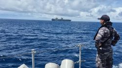 TNI AL Melalui Komando Armada III Melaksanakan Kegiatan Waspam, Serta Latihan Manuver Bersama Atau Passing Exercise Dengan United Kingdom  Carrier Strike Group Di Perairan Pulau Buru, Maluku
