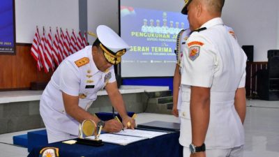 Panglima Koarmada I Pimpin Langsung Upacara Pengukuhan Dan Serah Terima Jabatan Pejabat Internal Di Jajaran Koarmada I