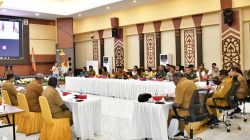 Asintel Danpasmar 3 Menghadiri Rapat Koordinasi Satuan Tugas Program Makan Bergizi Gratis Provinsi Papua Barat Daya