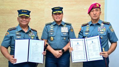 Kepala Staf Angkatan Laut  Laksamana TNI Dr. Muhammad Ali,SE,,M,,M,M,Tr,Opsla, Meresmikan Gedung  Pusdikhidros Dan Kolam Uji Arus Pushidrosal, Serta Menyaksikan Serah Terima Gedung Mahameru