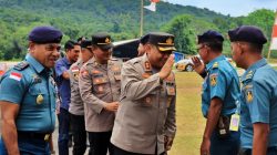 Danlanudal Matak Terima Kunjungan Kerja Kapolres Kepulauan Anambas