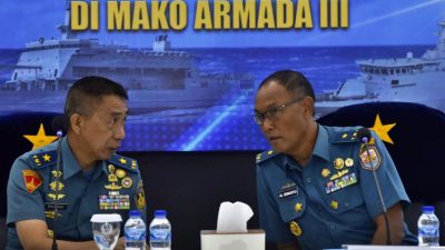 Tim Safari Personil Spersal Melaksanakan Sosialisasi Kebijakan Pembinaan Personel Di Gedung Pusat Latihan Kapal Perang Koarmada III