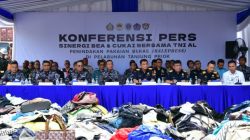 TNI AL Dan Bea Cukai Bersinergi Menggagalkan Penyelundupan Ballpress Senilai Puluhan Milyar Rupiah Masuk Ke Negara Indonesia