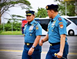 Kepala Staf Angkatan Laut Laksamana TNI Dr. Muhammad Ali,SE,,M,,M,M,Tr,Opsla,Tiba Di VIP Room Bandara Internasional Kualanamu, Deli Serdang, Sumatera Utara