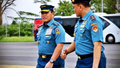 Kepala Staf Angkatan Laut Laksamana TNI Dr. Muhammad Ali,SE,,M,,M,M,Tr,Opsla,Tiba Di VIP Room Bandara Internasional Kualanamu, Deli Serdang, Sumatera Utara