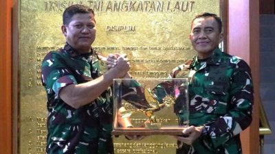 Pangkoarmada III Menerima Kunjungan Kerja Sekjen Kemhan RI