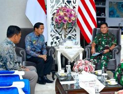 Kepala Staf Angkatan Laut Laksamana TNI Dr. Muhammad Ali,SE,,M,,M,M,Tr,Opsla, Menerima Kunjungan Bupati Kaur H. Lismayanto, S.H., M.H,Di Wisma Elang Laut, Jakarta Pusat