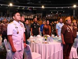 Kepala Staf Angkatan Laut Laksamana TNI Dr. Muhammad Ali,SE,,M,,M,M,Tr,Opsla, Mendampingi Menteri Pertahanan Republik Indonesia Menghadiri Acara Peringatan Hari Veteran Nasional Digelar Di Balai Sarbini